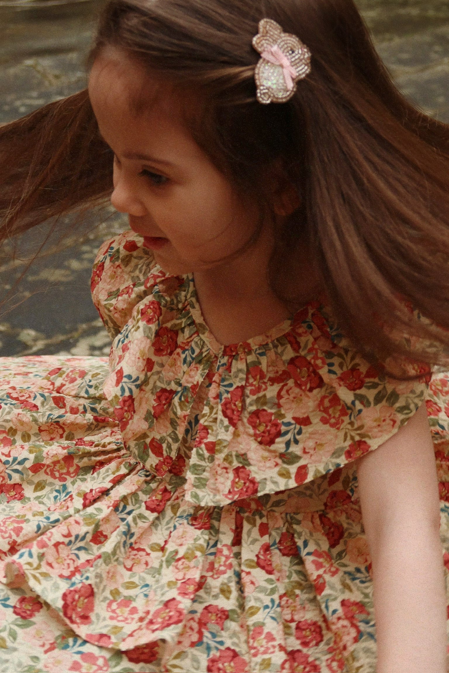 BELLA FRILL DRESS GOTS TANGO【Konges Sloejd コンゲススロイド