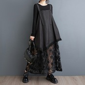 メッシュ レース サスペンンダースカート 00026