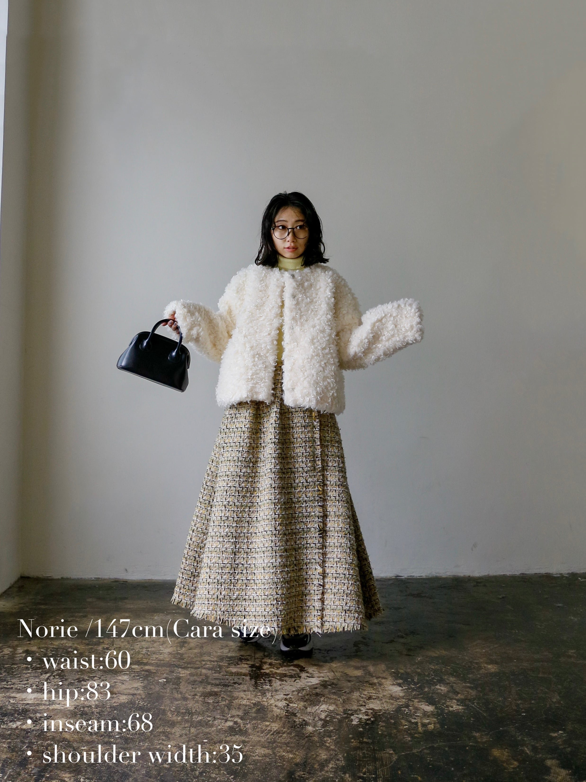 【Cara by katrin tokyo】4way eco fur coat