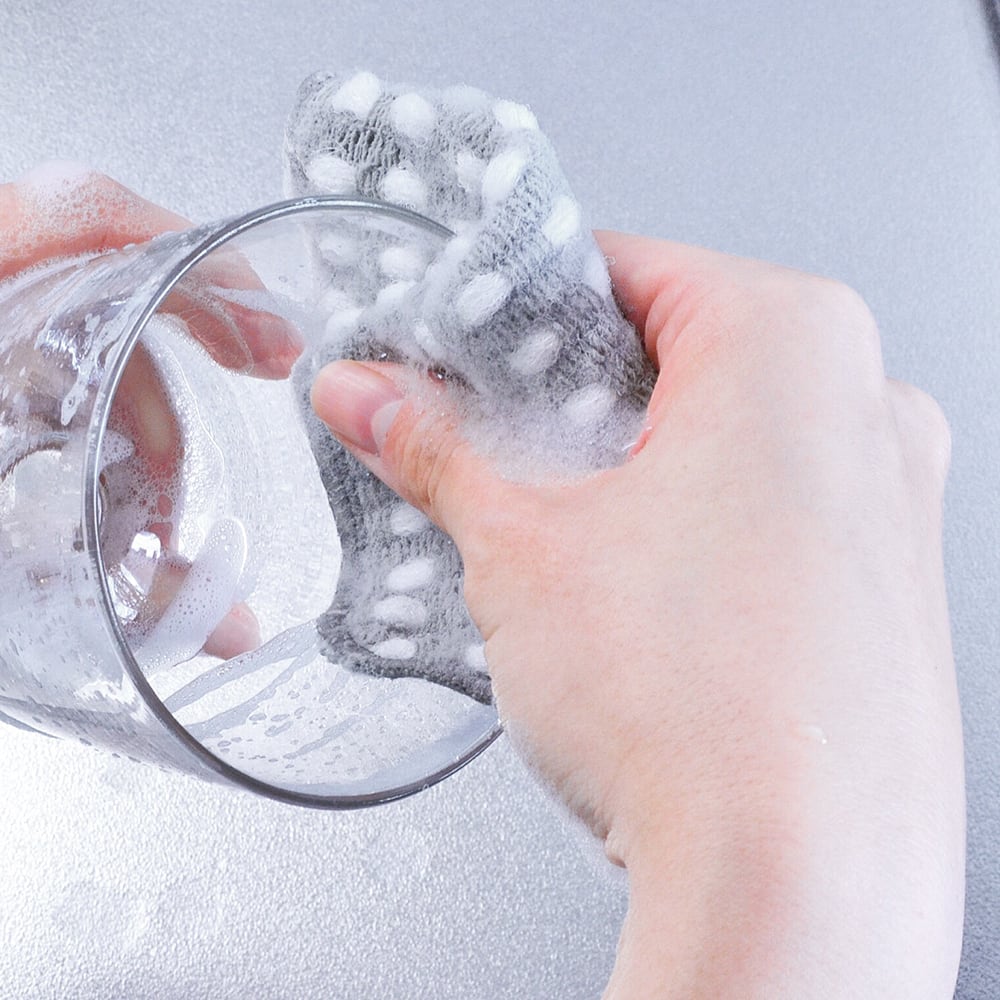 すみずみまで洗える速乾ポコポコスポンジ2枚組 | kiyoijapan