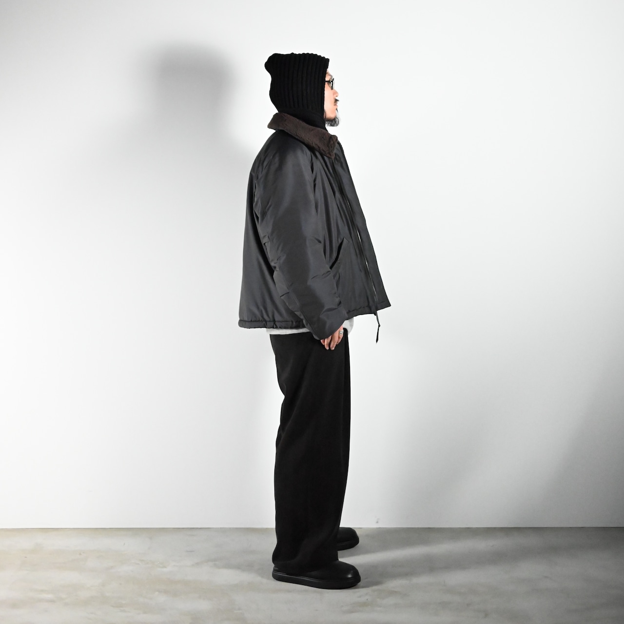 Product Twelve(プロダクトトゥエルブ)Light Wool Nylon Puffer Jacketコーディネート