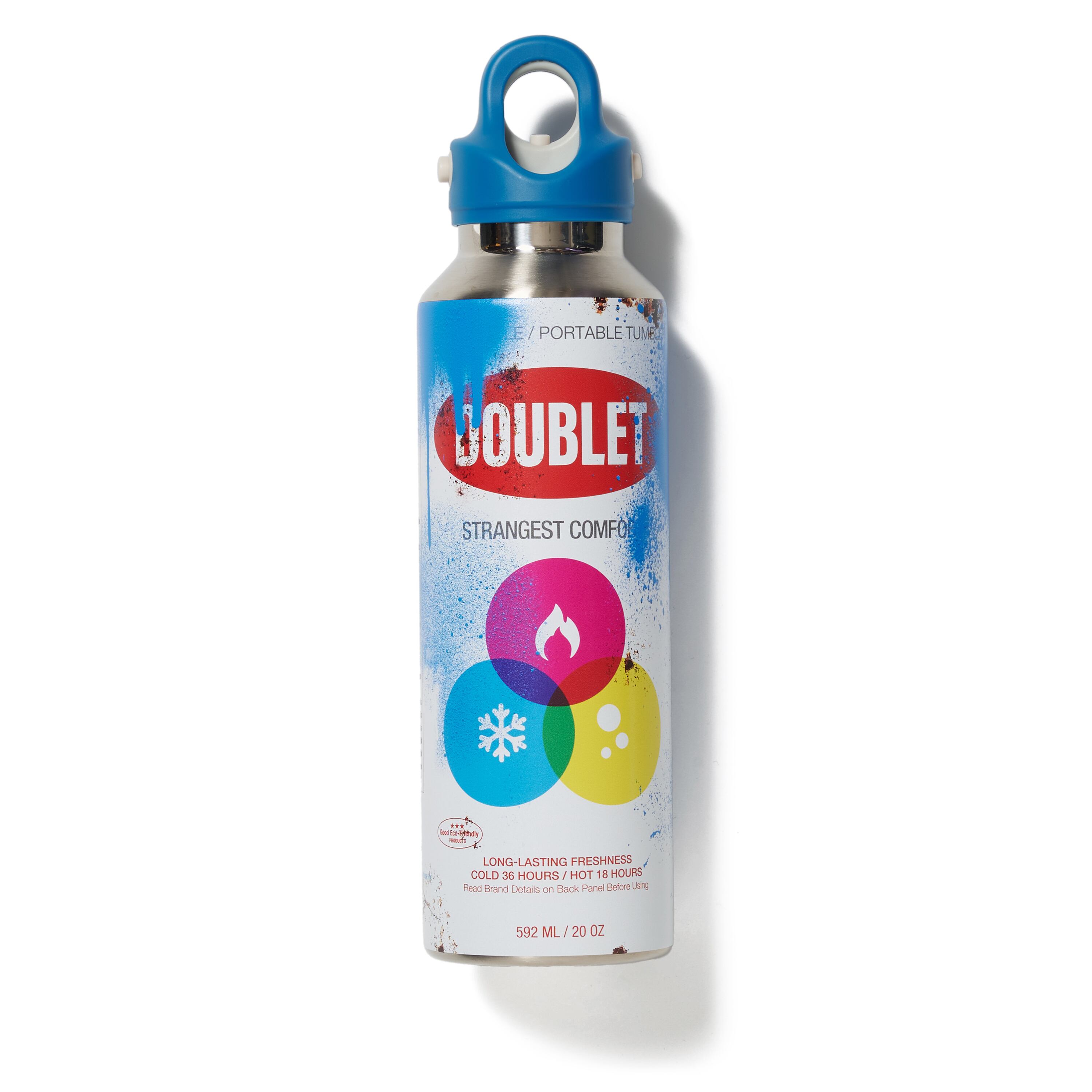 25AW】doublet SPRAY-CAN WATER BOTTLE/MEDIUM (BLUE) 25AW90AC34