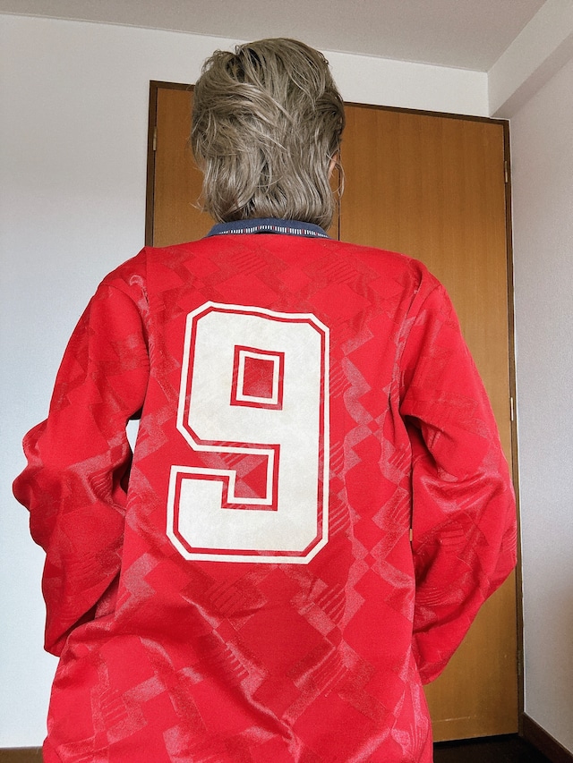 （CS2445）90's OLD umbro game shirt No.9 made in Japan