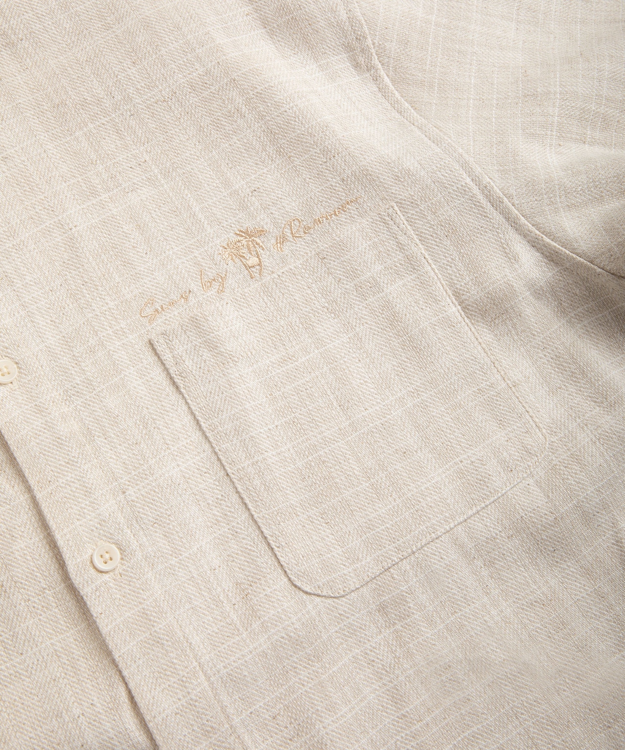 【SUNS】HERRINGBONE RESORT RELAX SHIRTS［RSS011］