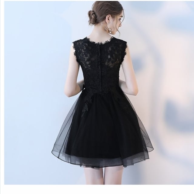チュールスカート 大きい 韓国 パーティードレス 黒 ミニドレス フレアスカート リトルブラックドレス チュールドレス 結婚式 お呼ばれド