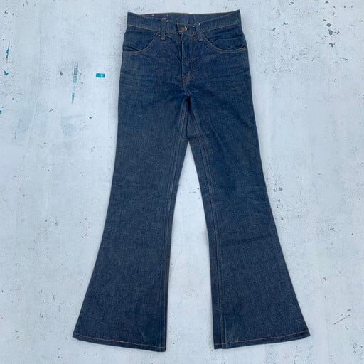 80's Levi's リーバイス 684 フレアデニム Big Bell 濃紺 W28 オレンジタブ スモールe 刻印4 USA製 希少  ヴィンテージ | agito vintage powered by BASE