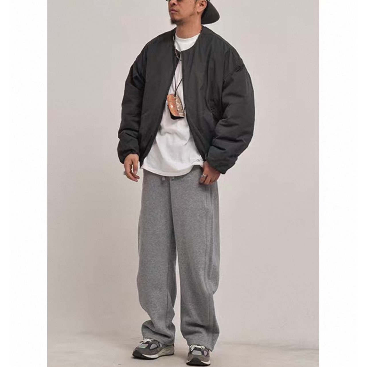 Wide leg sweat pants 1229 - 5