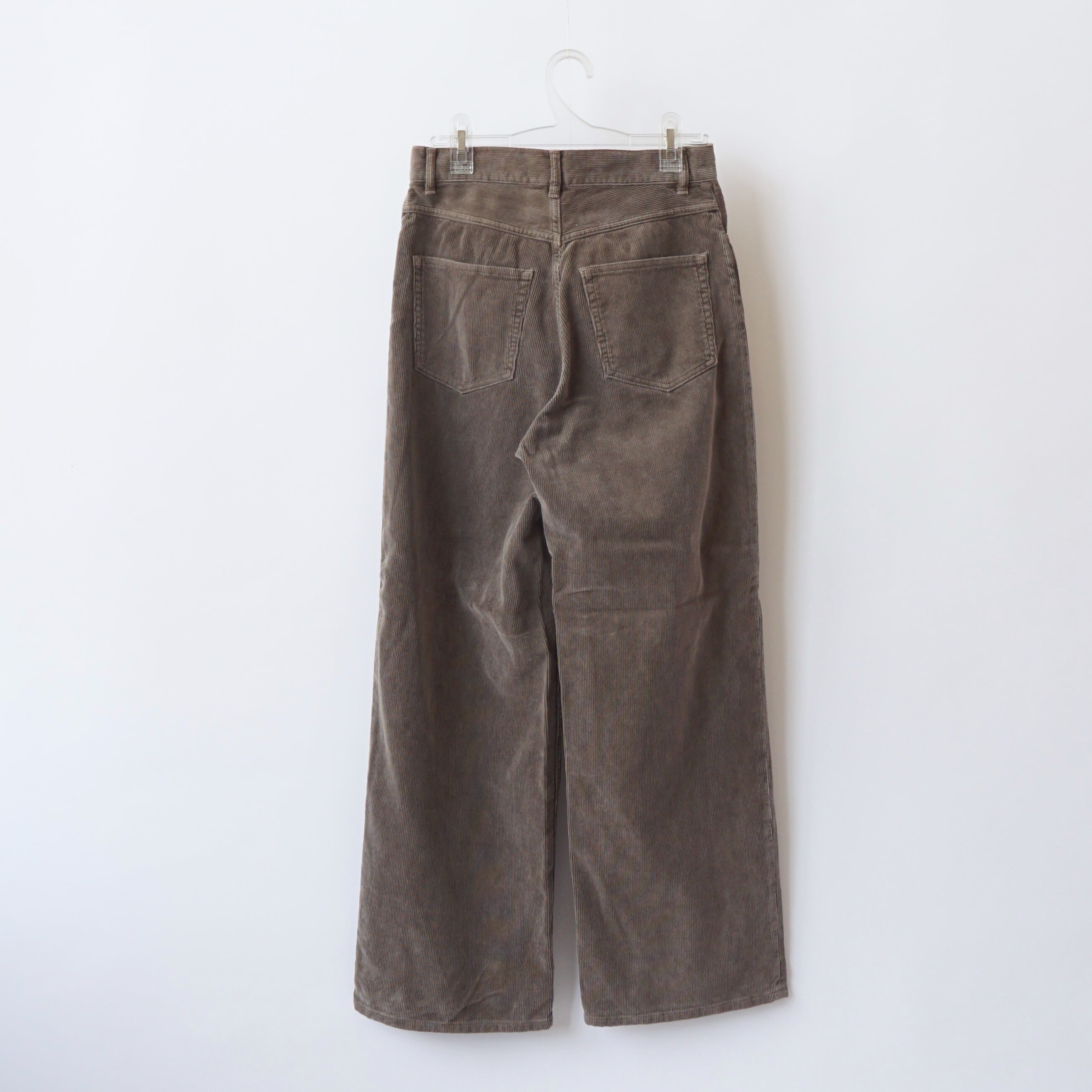 AURALEE/オーラリー・PIGMENT DYED FINX CORDUROY WIDE 5P PANTS | a