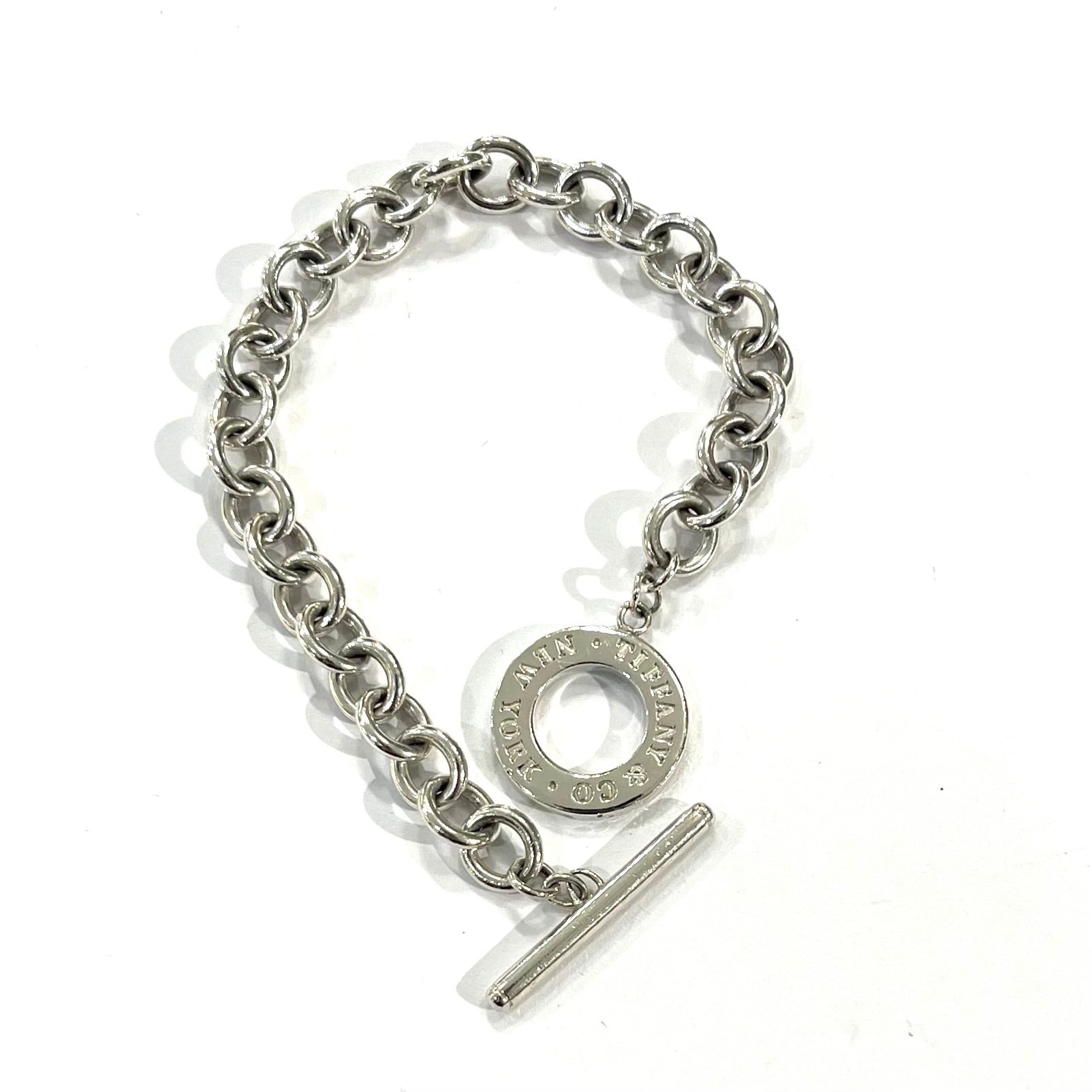 Tiffany & Co. 925シルバー ブレスレット TIFFANY&CO】2648 TIFFANY&CO. NEW YORK ティファニー トグルブレス