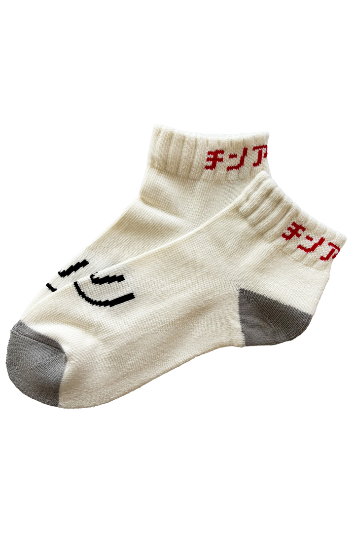 <NEWスニーカー丈> "Symbol -white-" SN Socks