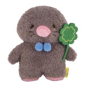 【努力特価】サンレモン ふわふわたっとん もぐら BR S 13×10×14cm ぬいぐるみ 動物 アニマル モグラ P-9512