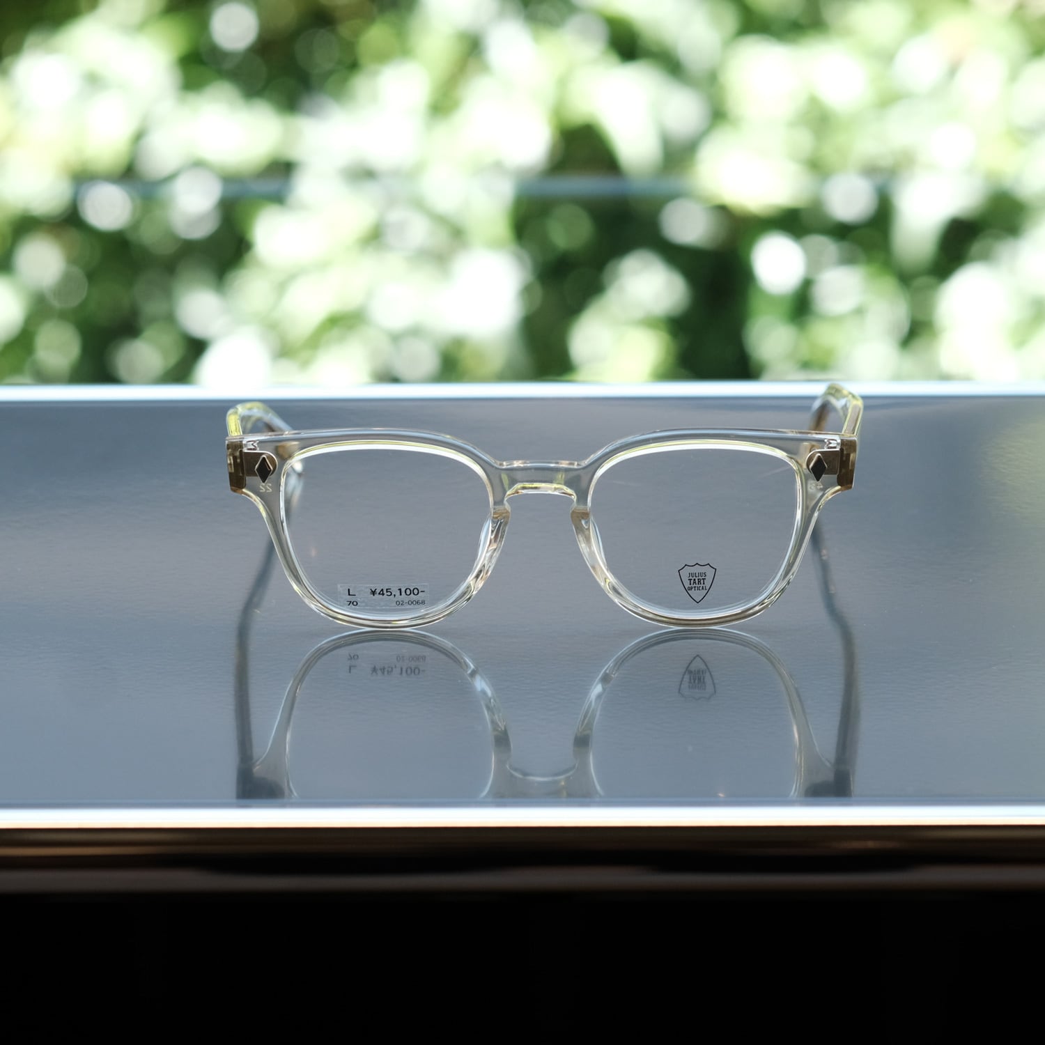 JULIUS TART OPTICAL BRYAN48 シャンパン　48-22 BRYAN 48-22 Champagne - 国内最大級2万本の 品ぞろえを誇る大阪の眼鏡
