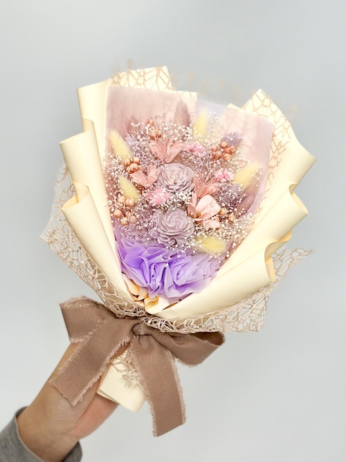 《母の日》ドライフラワー花束(いろどり/綾-あや-)　□Sサイズ　 画像