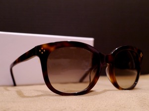 店頭展示品◆Chloe クロエ べっ甲デザイン アジアンフィット グラデーション サングラス茶 CE669SA 219-TORTOISE◆
