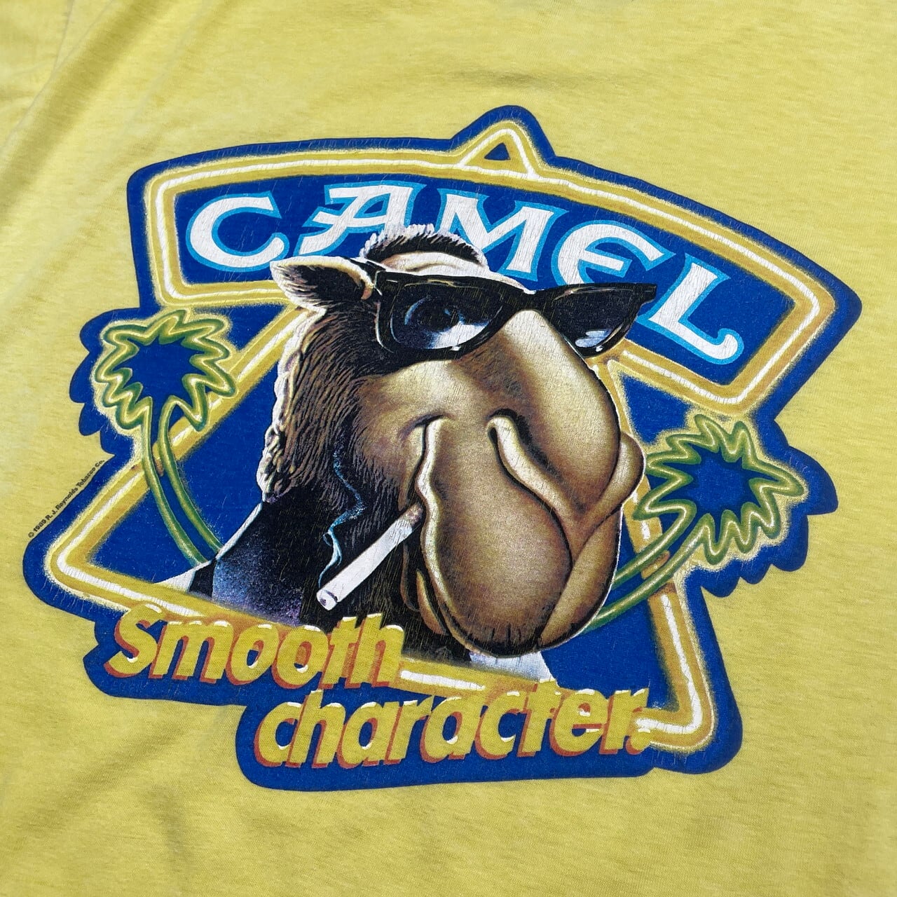 80年代 CAMEL キャメル タバコ アドバタイジングプリントTシャツ ポケT 