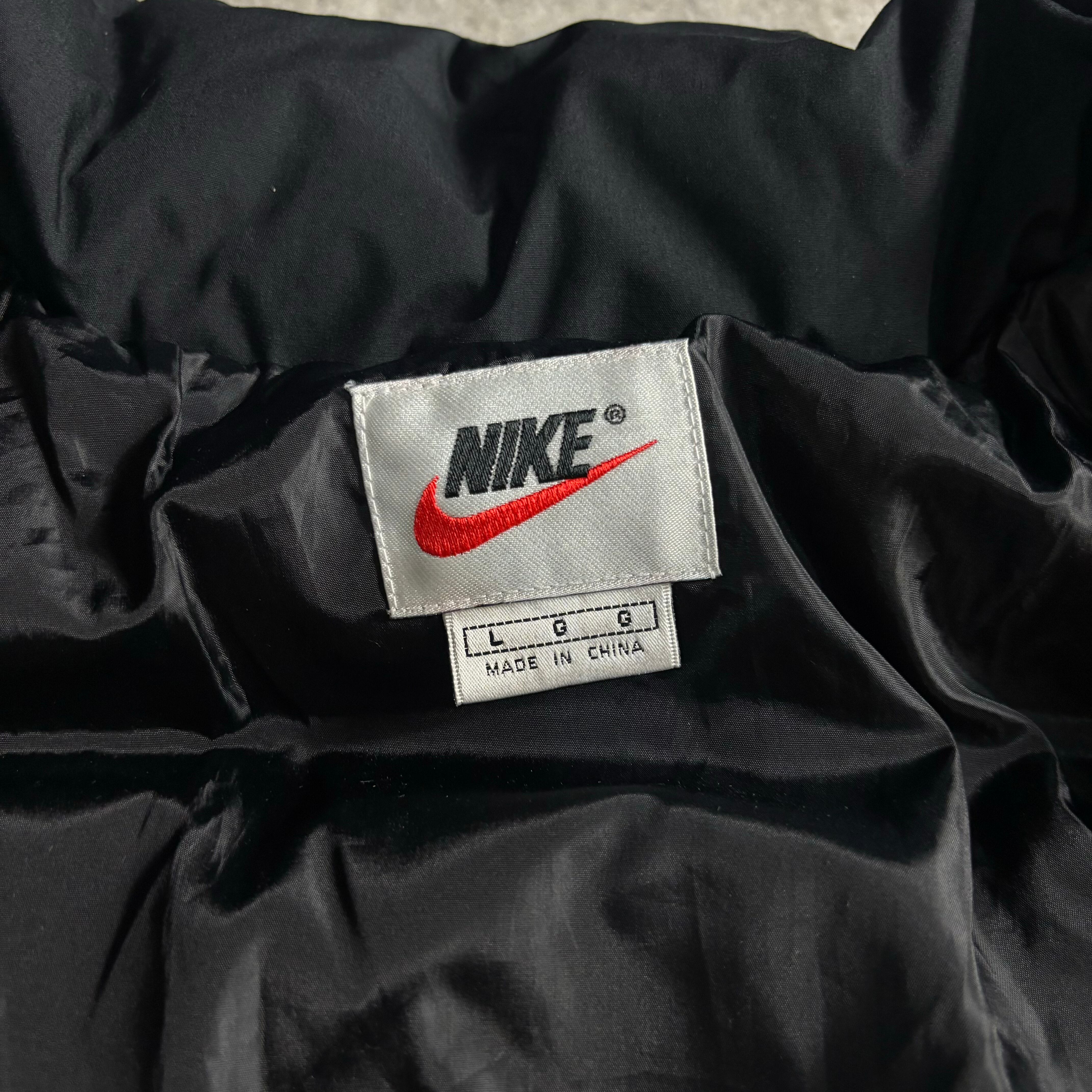 90s 90s NIKE ナイキ 銀タグ ダウンジャケット 肉厚 刺繍ロゴ ヌプシ 