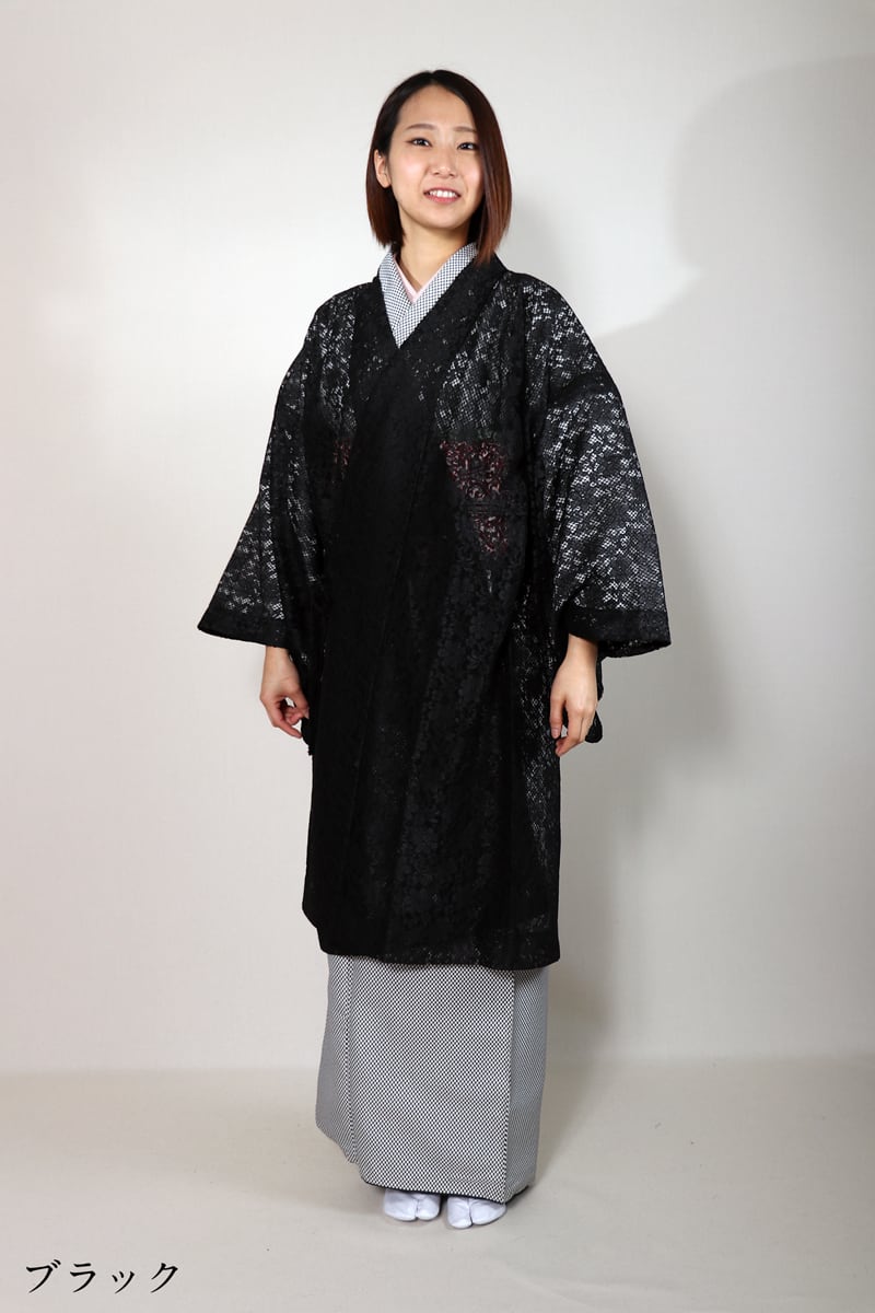 平和屋本店□極上 スリーシーズン 春夏秋 塵除け 道行コート ロング丈 