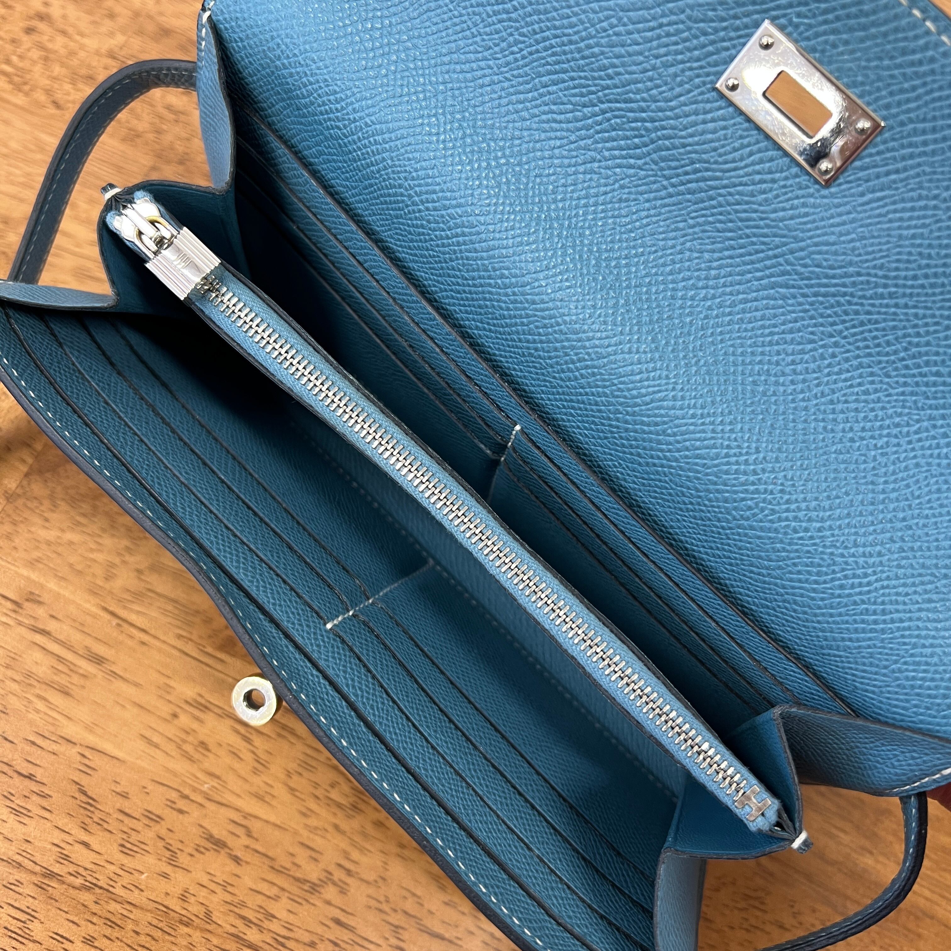 HERMES / ケリーウォレット ブルージーン | BASIL VINTAGE | ヴィンテージブランドアイテムのセレクトショップ HERMES / ケリーウォレット ブルージーン | BASIL VINTAGE | ヴィンテージブランドアイテムのセレクトショップ