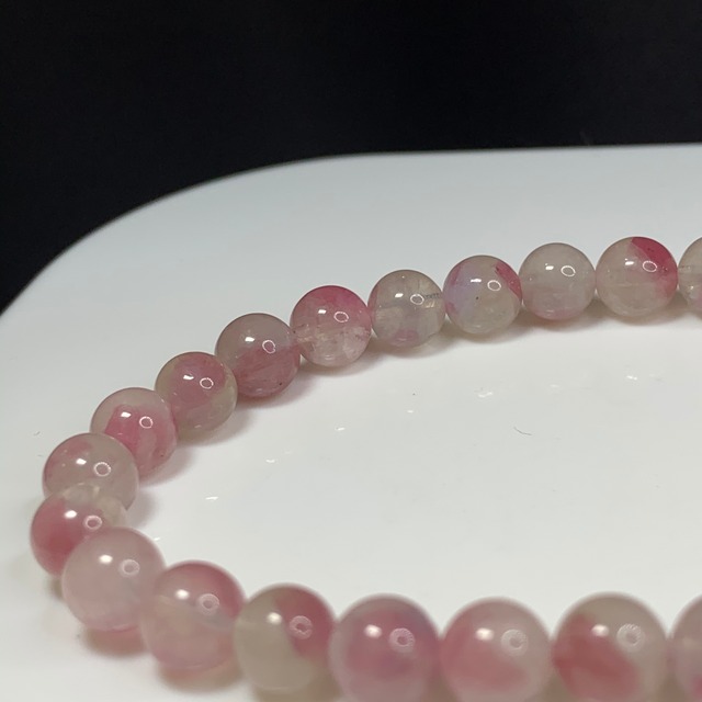 A07ピンクトルマリンシリカブレスレット