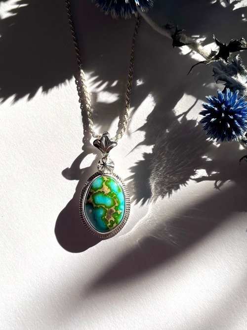 Sonoran Gold Turquoise pendant top