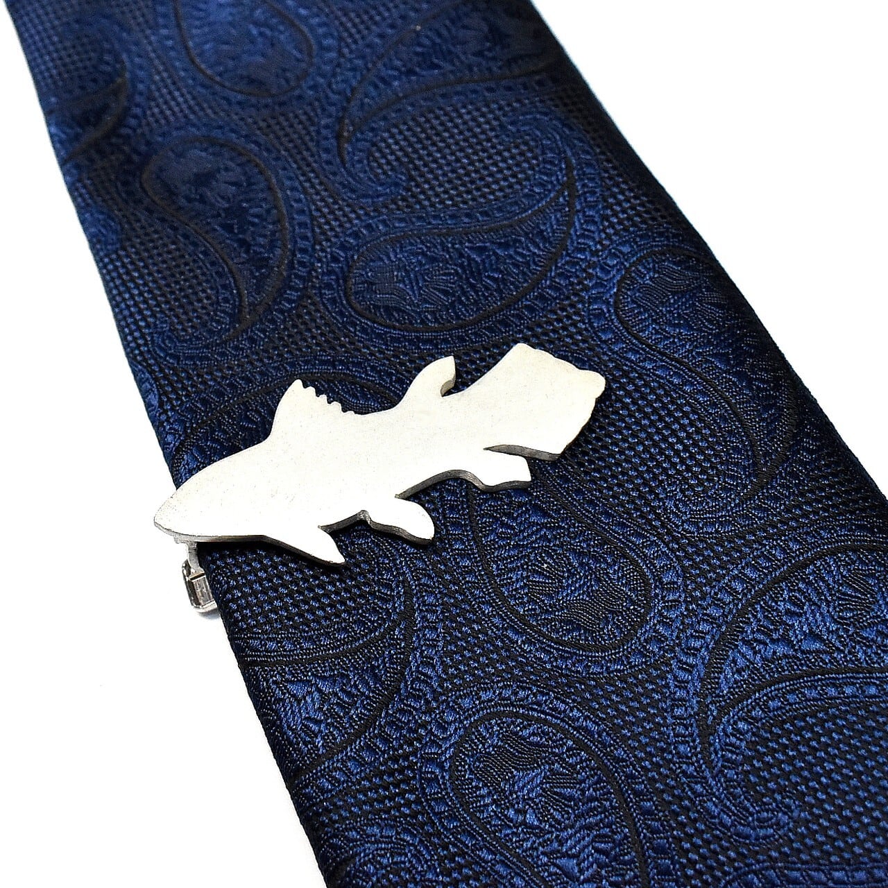 シーラカンス 深海魚 シルバー ネクタイピン | ネクタイピン専門店