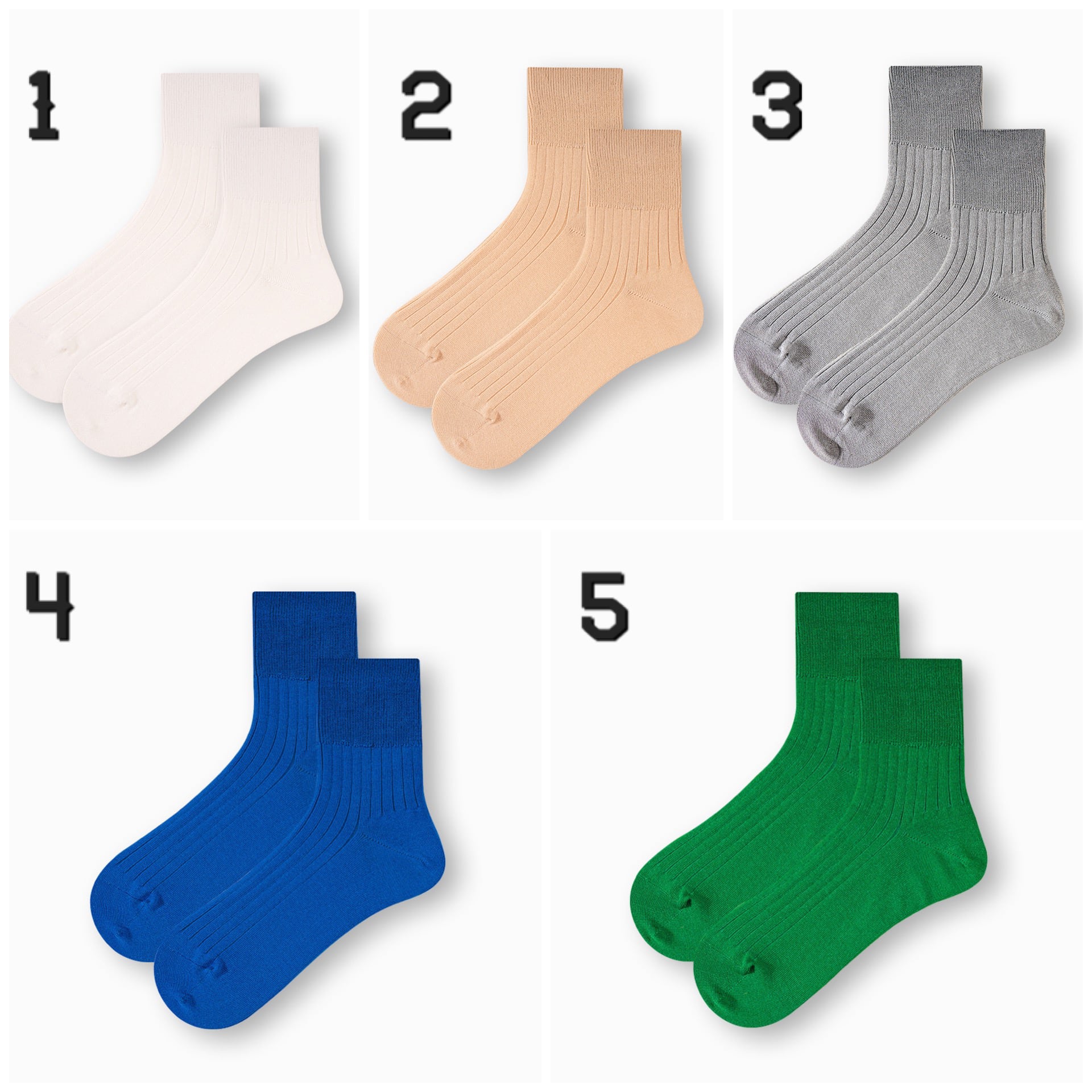 メンズ靴下 ms2402 1足組 リブ 接触冷感 無地 カジュアル ビジネス