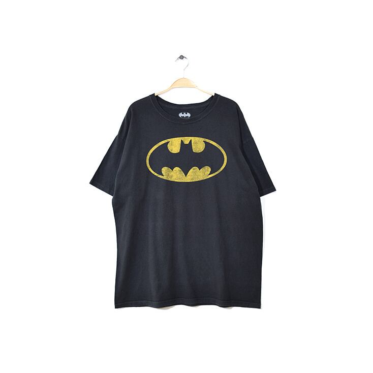 DCコミックス バットマン コットン 半袖 Tシャツ メンズXL 大きいサイズ アメカジ アメコミ BATMAN 古着 @BB0303
