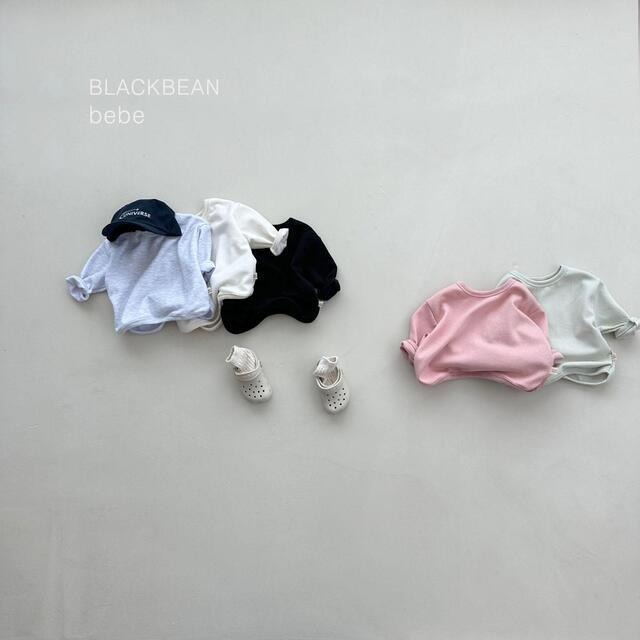 [即納L/XL]≪black bean≫Growing Labba T black (kids)