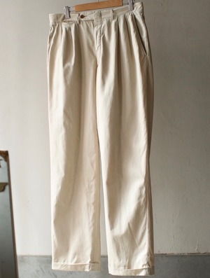 1980s~ Christian Dior Boutique monsieur Viscose 100% two tuck slacks  size 31~32