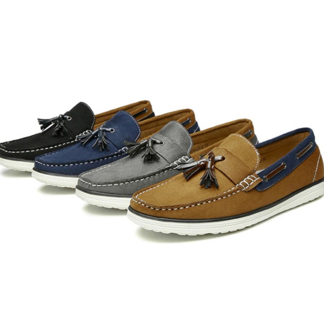 Casual moccasin deck shoes [4 colors available]