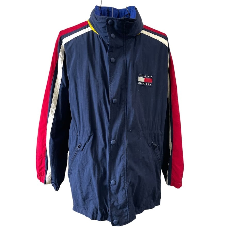 90年代/90's UMBRO 青タグ 刺繍ナイロンジャケット ブルゾン 中綿