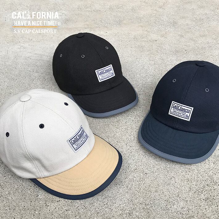 California Have A Nice Time ハブアナイスタイム S V Cap Calsport Kkc 326 ショートバイザーキャップ ショートブリム 帽子 メンズ ブランド Have A Nice Time Store