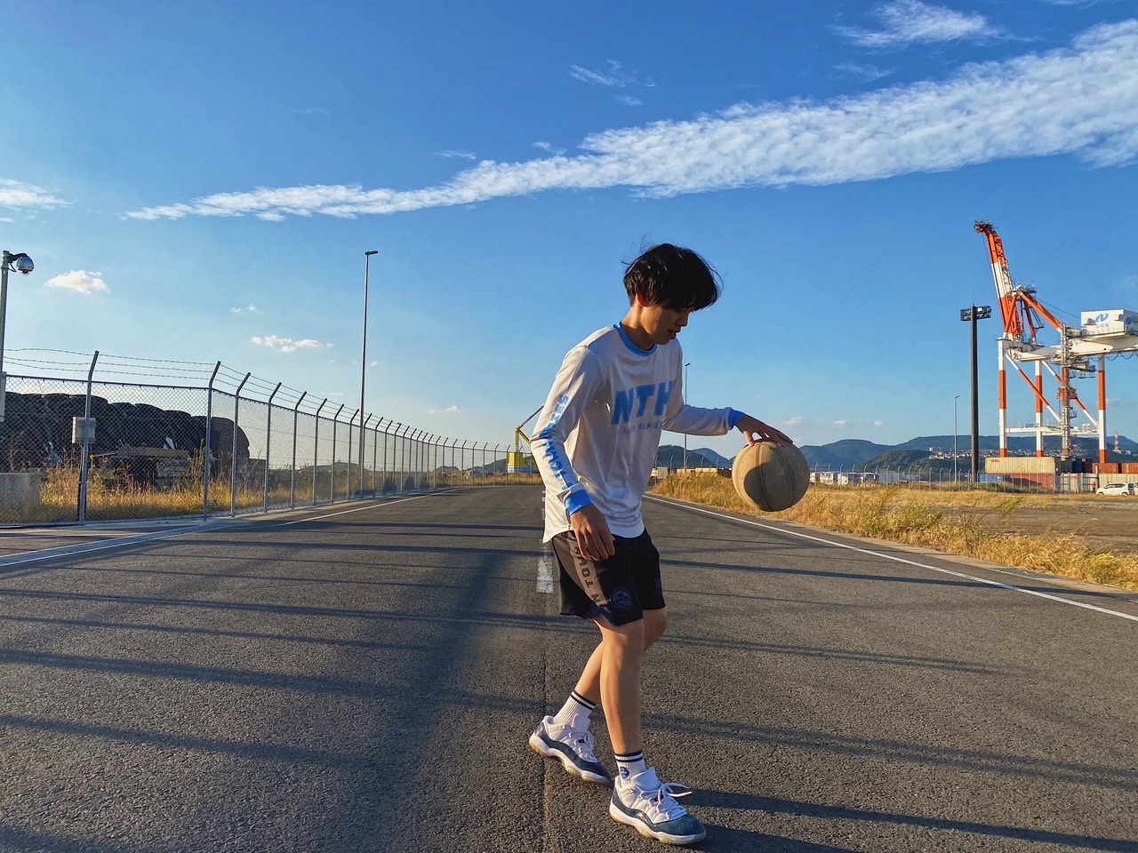 “NEW NTHLONGTEE” colour Ivory×Saxe - 18