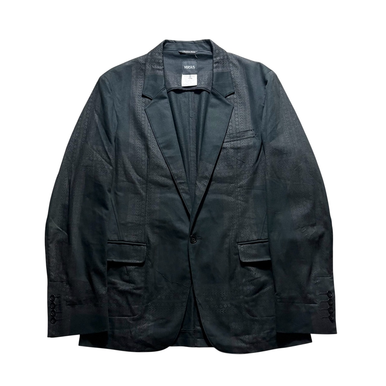 vintage VERSUS VERSACE printed cotton tailored jacket