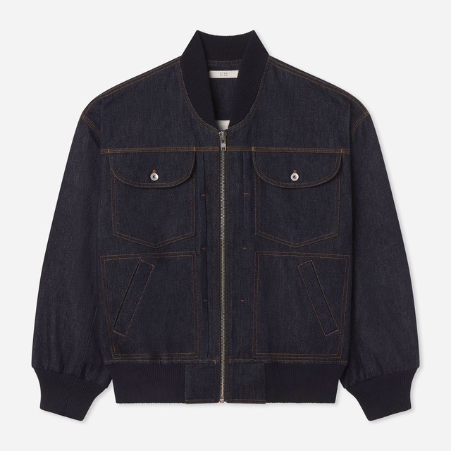 CO　DENIM BOMBER JACKET　INDIGO