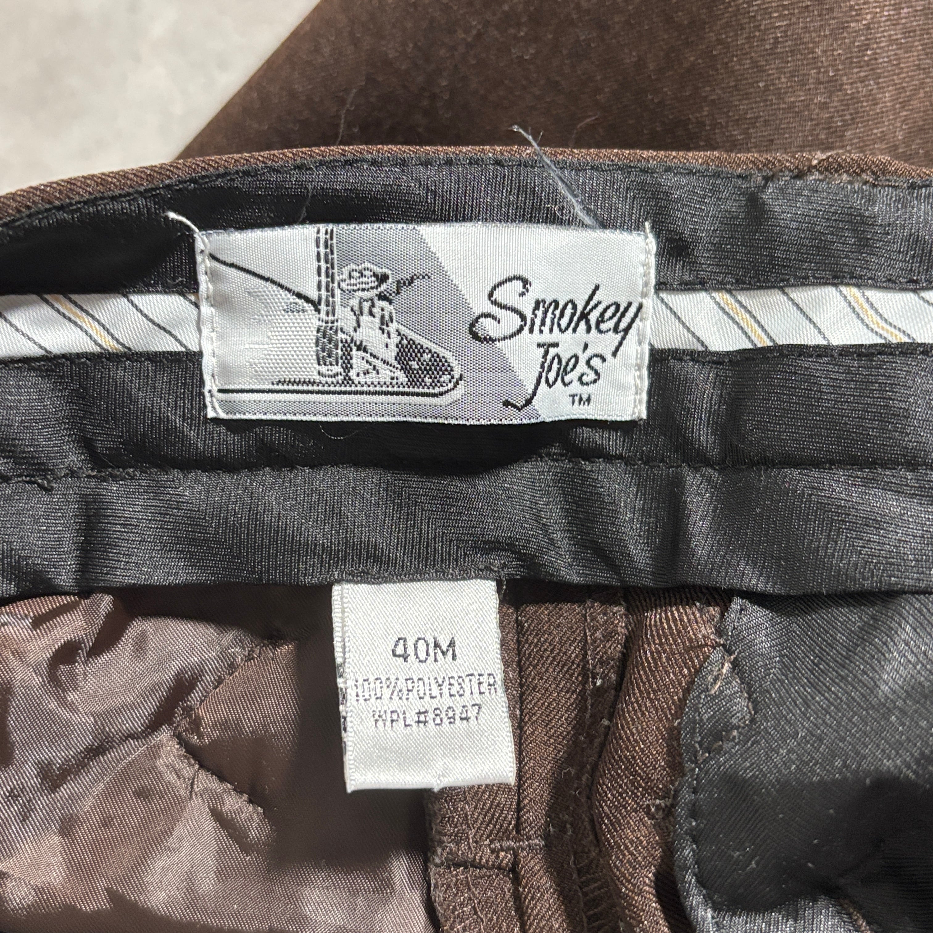 90s Smokey Joe's wide slacks brown | 1921_clothing_