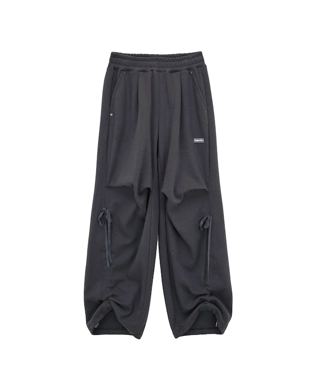 [hug your skin] Wide jogger pants (charcoal) 正規品 韓国ブランド 韓国ファッション 韓国代行 日本 店舗 hugyourskin hug ハグユアスキン