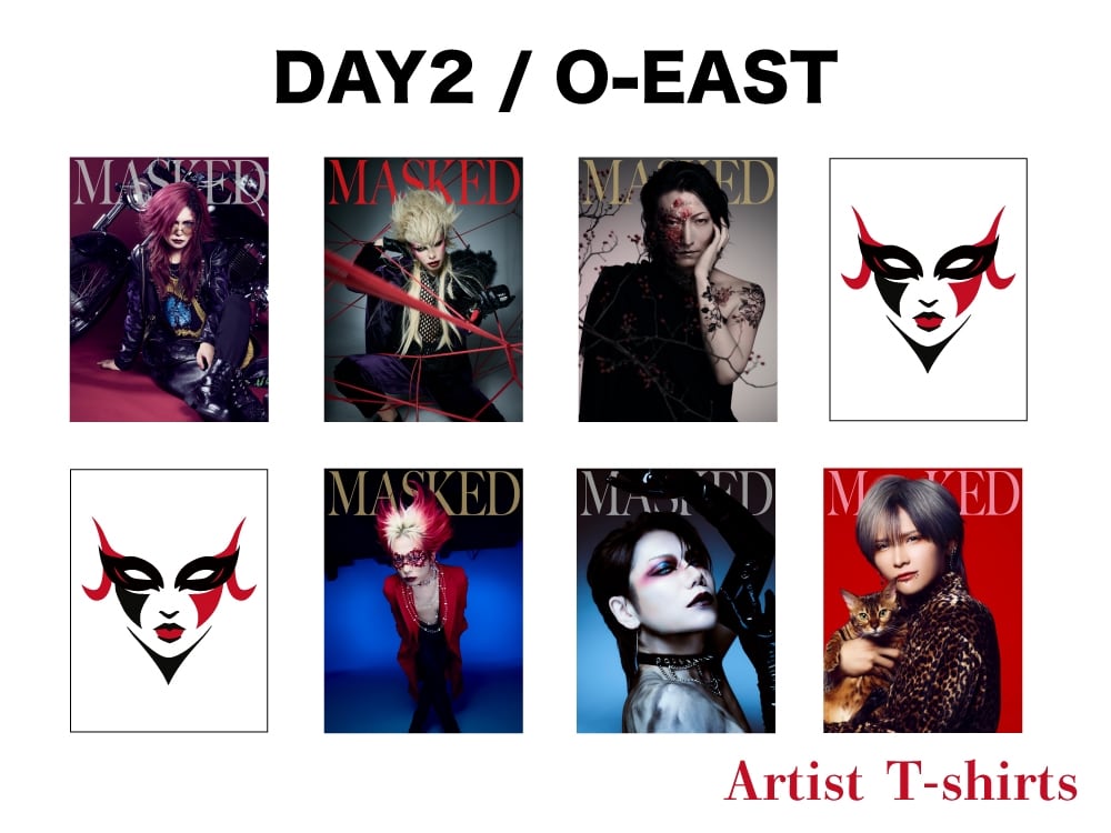 【MASKED2025】Artist T-shirts アルルカン 暁さん Artist T-shirts [DAY2 / O-EAST] | MASKED