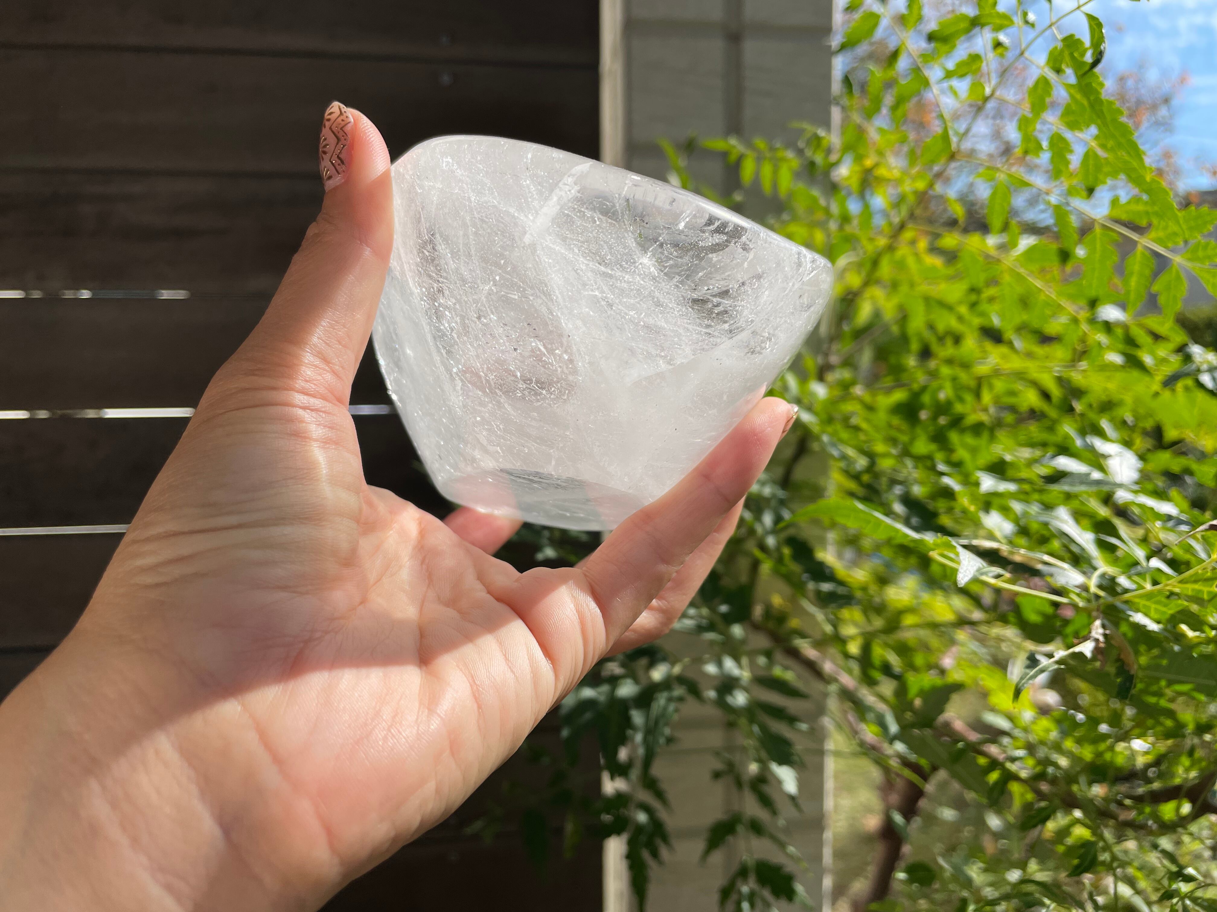 Crystal bowl / クリスタルボウル　(B) 940g