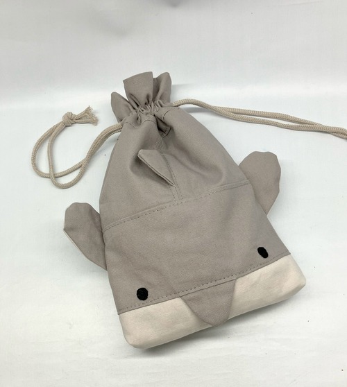 イルカ  巾着袋｜とりさん工房ーかわいいハンドメイドポーチ