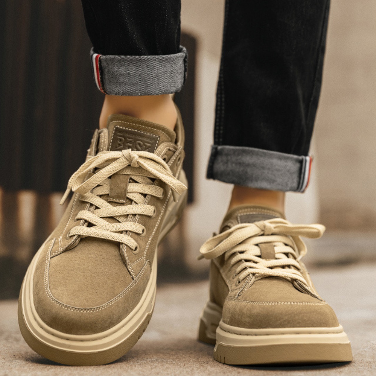 フラットソール ローカットスニーカー af0165