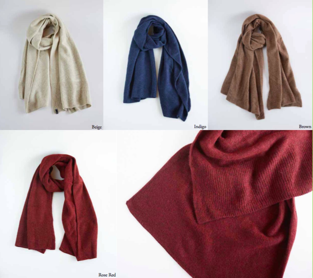 chisaki (チサキ) Yunca stole / カシミヤセーブル ストール