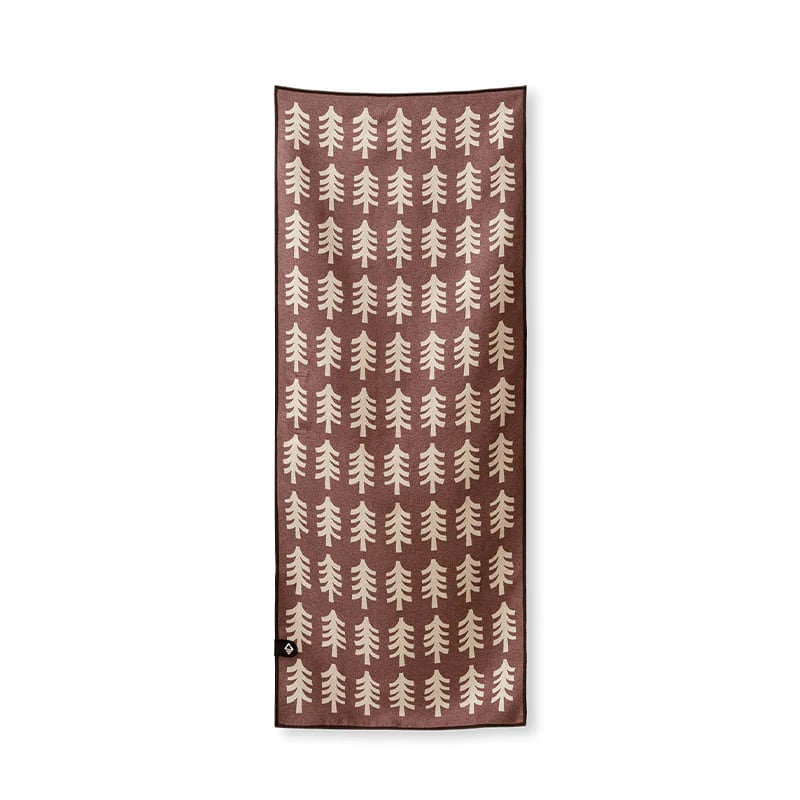 THE NOMADIX(ノマディックス)MINI TOWEL -FRESH PINES BURGUNDY BEIGE 高吸水タオル