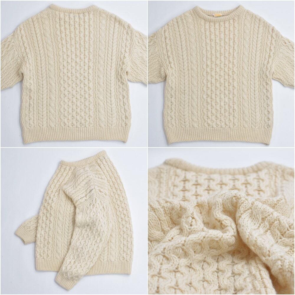 80～90s Sweaters of Ireland アランセーター フィッシャーマンニット