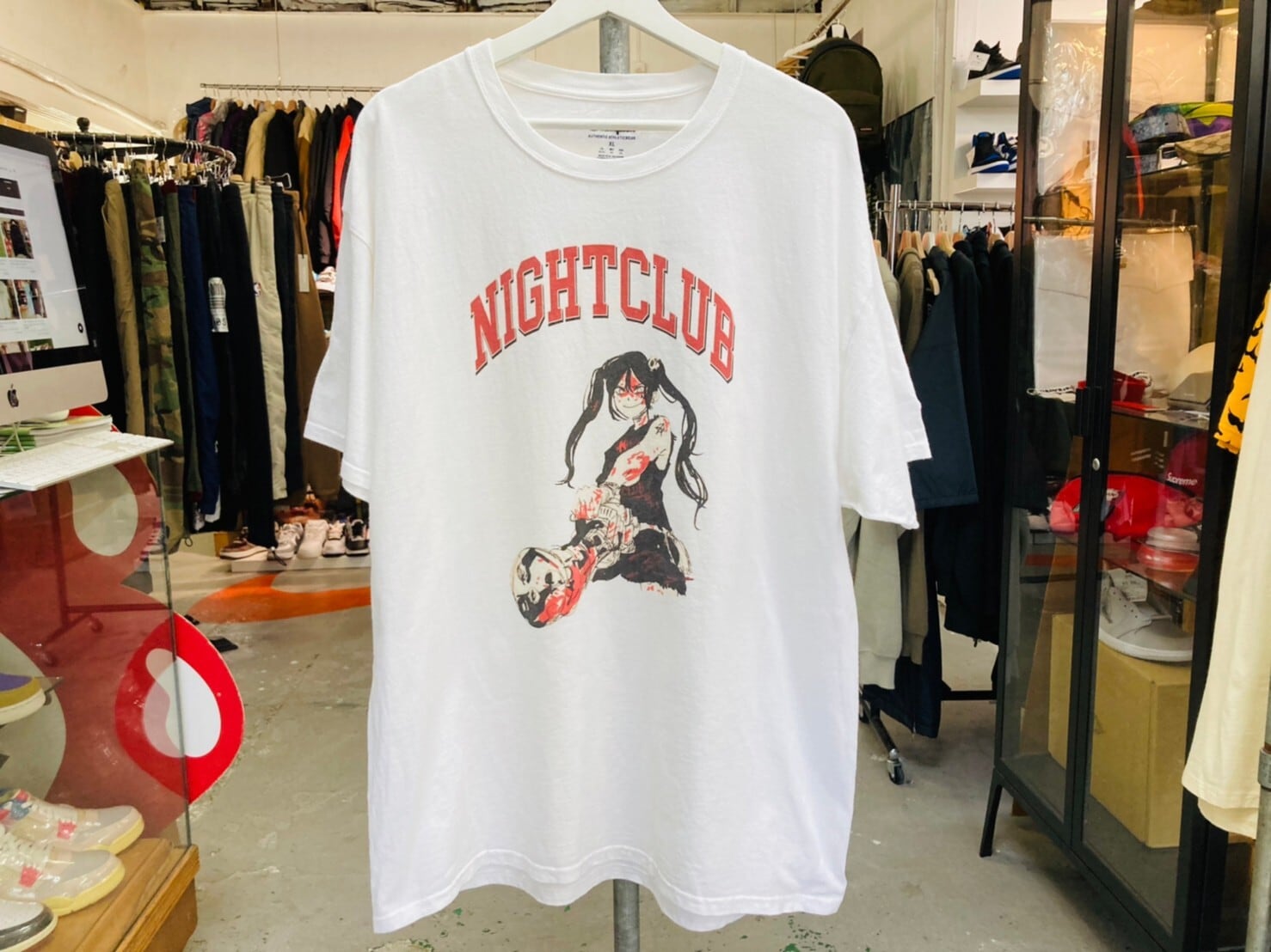 NIGHT CLUB × JUN INAGAWA GIRLY GUN TEE WHITE XL 043346 | BRAND ...