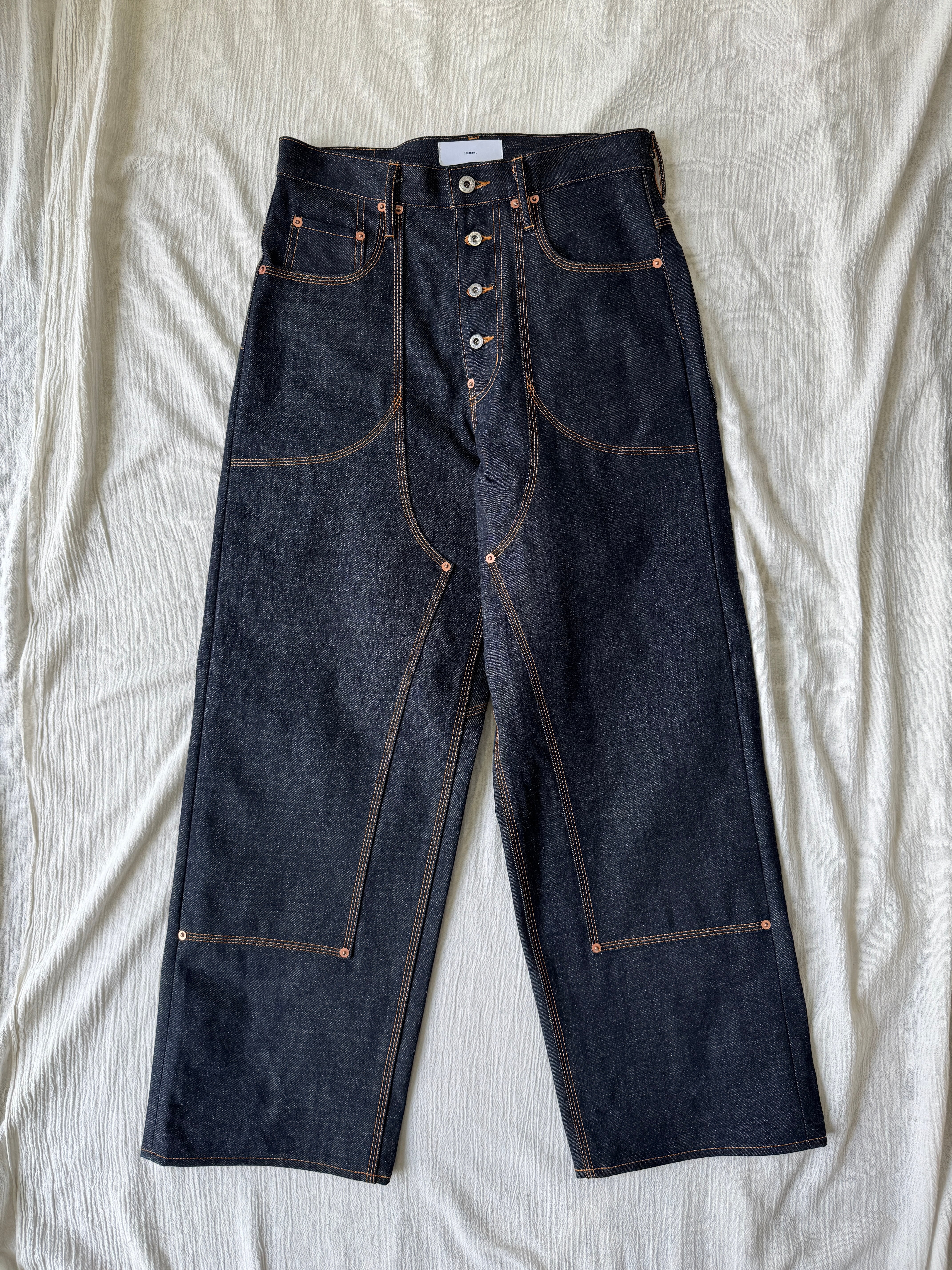 SUGARHILL / MODERN DENIM PANTS WIDE CUT / RIGID INDIGO | ふぁいん