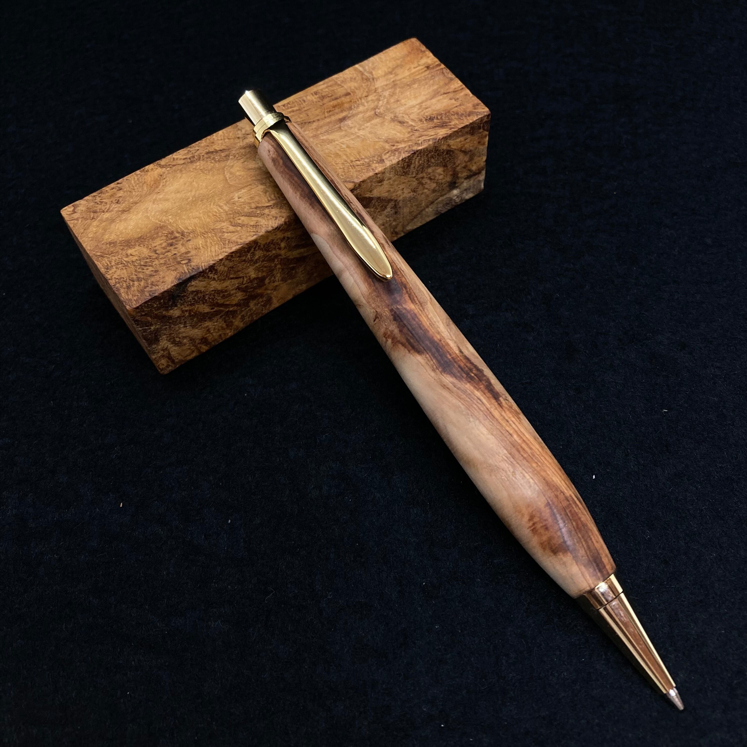 【日光杉 特上アブラ杢】木軸シャーペン | 富士瘤 Craft
