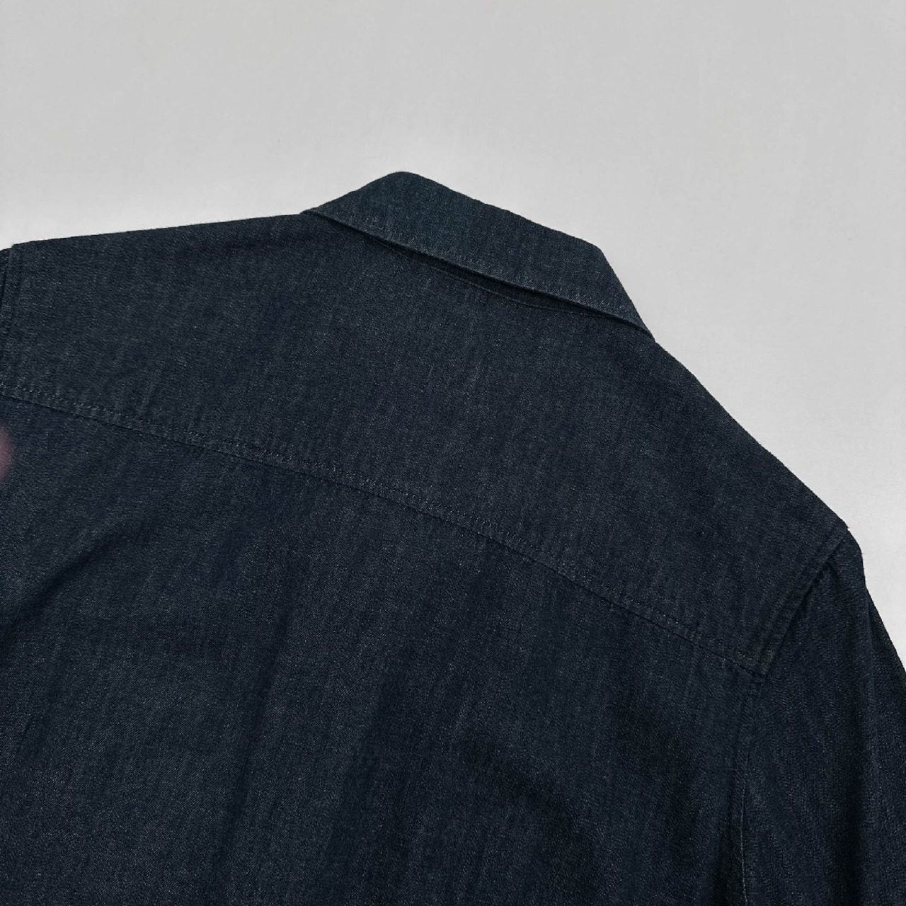 INGEBORG インゲボルグ デザインボタン 半袖 デニム シャツ コットン Mサイズ/レディース PINK HOUSE ピンクハウス