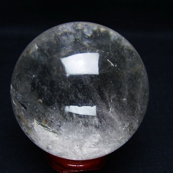 水晶 丸玉 67mm スフィア 置物 水晶玉 一点物 151-8995