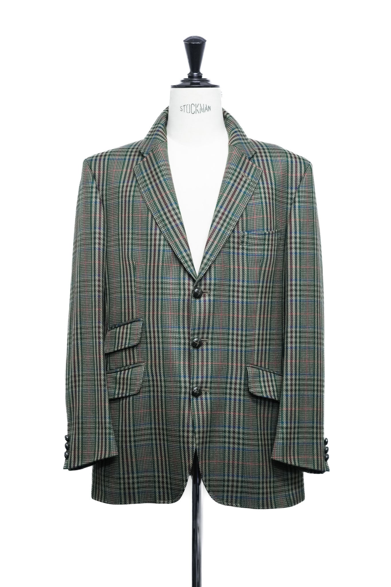 80's “AUSTIN REED” British Check Tailored 3B Jacket 80's “AUSTIN REED” British Check Tailored 3B Jacket